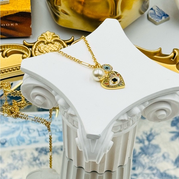 🆕 KATE SPADE 🧿 NWOT Evil Eye Cluster Pendant Necklace - Picture 11 of 16